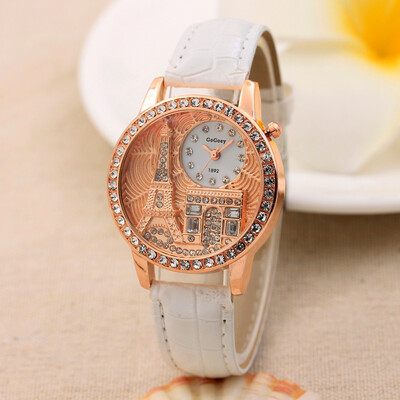 

Splendid Vintage Triumphal Arch Womens Quartz Watch Women Girls Ladies Students Casual Diamond Wristwatch Female Relojes &Ff
