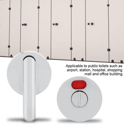 

Greensen Door Lock Bolt Vacant Engaged Privacy Indicator for Toilet Restroom Bathroom Use