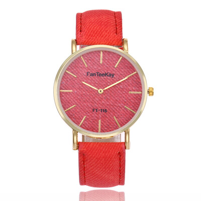 

European&American trend casual ladies belt watch simple engraved