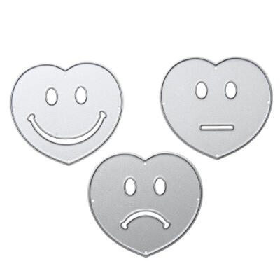 

Happy Expression DIY Metal Stencil Scrapbook Embroidery Cutting Dies Cards