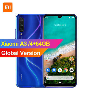 

Global Version Xiaomi Mi A3 Mi A3 4GB 64GB Smartphone Snapdragon 665 Octa Core 6088 "48MP 32MP Camera 4030mAh