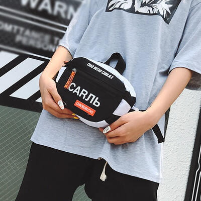 

Tailored Fashion Unisex Color Zipper Bag Waist Bag Crossbody Bag Casual Chest Bag