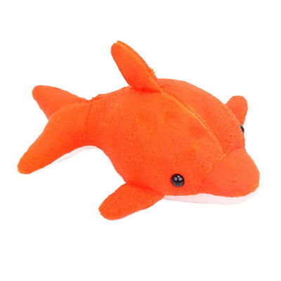 

Cute Cartoon Velvet Dolphin Doll Baby Swimming Water Absorption Bathing Toy