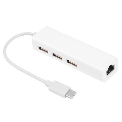 

USB 31 Type-C Transfer Network Interface HUB Network Converter for Macbook