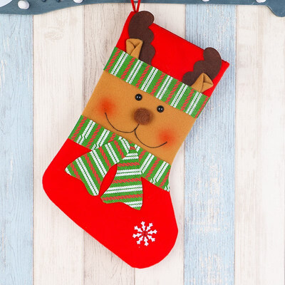 

FUNNYBUNNY Christmas supplies gift bag Christmas decorations pendant gift bag socks hanging Christmas stockings