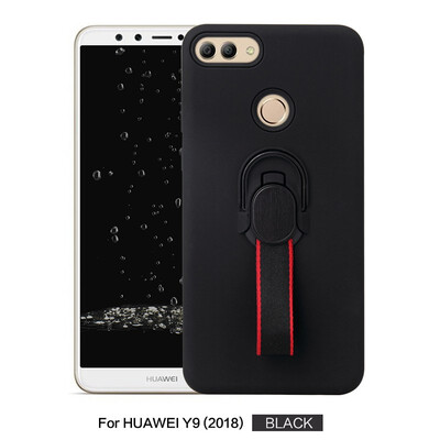 

Magnetic Case Huawei Y9 2018 Enjoy 8 Finger Ring Holder Case Huawei Enjoy 8 Plus FLA-LX2 FLA L22 LX1 L21 LX3 Hybrid TPU Cover