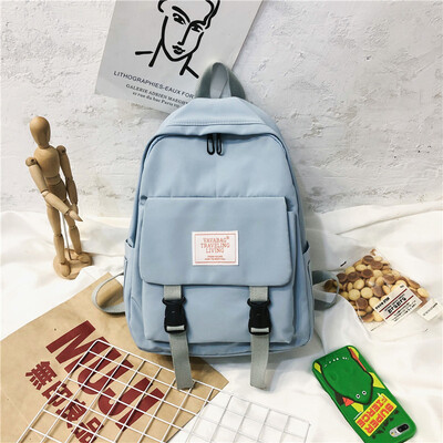 

Insfeng schoolbag female Korean version high school backpack undergraduate simple Baitamori Fashion Shoulder Bag
