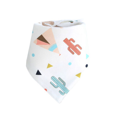 

Triangle Cotton Baby bibs Cartoon Character Animal Print Baby Bandana Bibs Dribble Bibs Burp Cloths