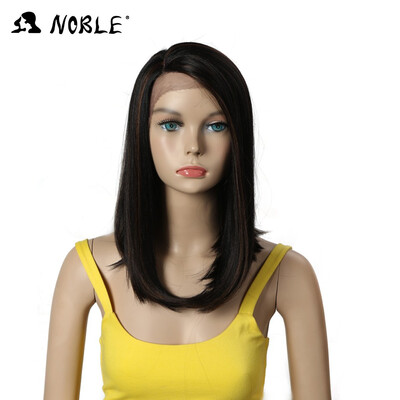 

Noble Wavy Lace Front Wigs 20 Inch Long Silve Kanekalon Synthetic Wig Cosplay Wigs For Women Heat Resistant Free Shipping