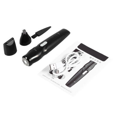 

Greensen 3in1 USB Charging Electric Nose Hair Removal Ear Beard Trimmer Cleaner Facial Care Device