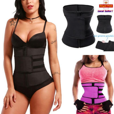 

Men Women Waist Trainer Cincher Trimmer Sweat Belt Gym Burn Fat Slim Body Shaper