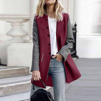 

Roseonmyhand Womens Casual Long Sleeve Cardigan Jacket Lady Coat Jumper Knitwear