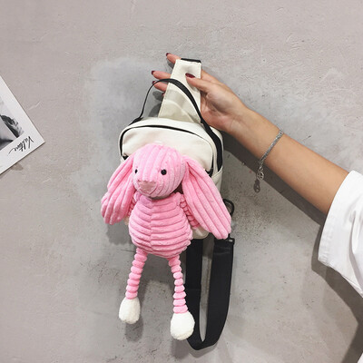 

Ins chest bag female 2019 new Korean version of the wild cute childrens student small bag casual sports canvas bag tide