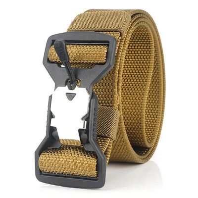 

Adjustable Webbing Belt Men Women Belts 492 Inch with Quick Release Magnetic Buckle for Camping Hiking