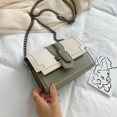 

Summer womens bag new fashion 2019 summer small fresh Korean version 100 lap shoulder slanted fashion chain bag
