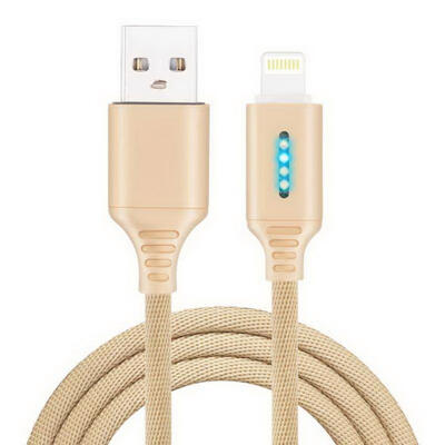 

Universal Durable 1m 24A Auto Power-Off USB To Lightning Charging Cable For Apple IPhones-1m