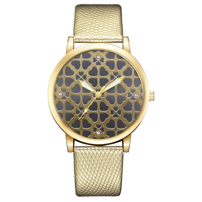 

Trend Lady Alloy PU Watch Trendy Snake Gold Frame Business Casual Quartz Watch