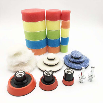 

29pcs Drill Buffing Pad Detail Polishing Pad Mix Size With M14 Thread Durable