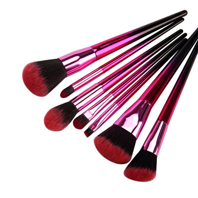 

7Pcsset Makeup Brush Gradient Purple Black Beauty Tools Diamond Handle Makeup Brush Set