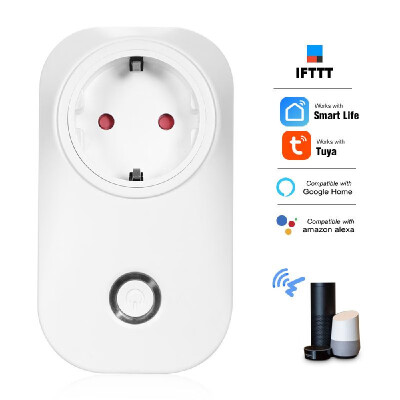 

Smart Power Plug Smart Home Socket Voice Control Compatible with Amazon Echo & for Google Home IFTTT Tmall Elf Timing Function App