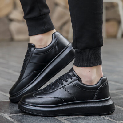 

Summer White Mens Shoes&Autumn Sports Increase Mens Leisure White Tide Shoes