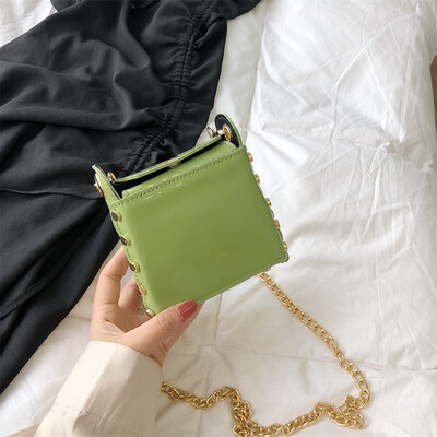 

Tailored Fashion Women Pure Color Colorful Leather Waterproof Messenger Bag Crossbody Bag