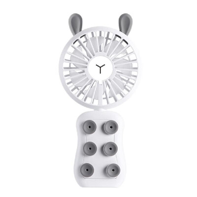 

Cartoon Folding LED Mini Fan Portable USB Mobile Phone Stand Night Light Pink&Rabbit