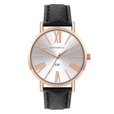 

Business Style Women Watches Simple Dial Ladies Analog Quartz Wristwatch High Quality Leather Strap Clock Relogio Feminino