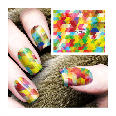 

〖Follure〗Water Decals Nail Art Transfer Stickers Big Sheet Manicure Decoration