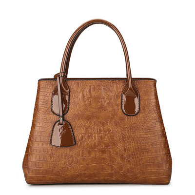 

2017 European&American fashion new womens bag crocodile pattern handbag female big bag factory direct shoulder diagonal