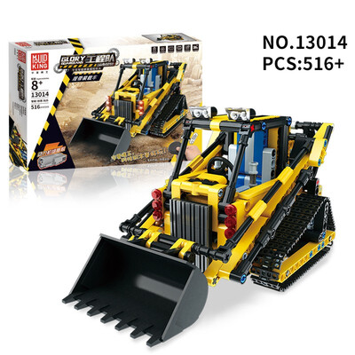 

Remote Bulldozer Model Boys Intelligence Assembling Compatible Lego Toys
