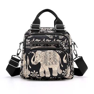 

Fashion Shoulder Bag Nylon Oxford Cloth Handbag Single Shoulder Slant Bag Printing Multipurpose Backpack Canvas