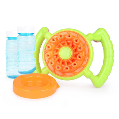 

Bubble Machine Steering Wheel Automatic Bubble Blower Gun Kids Outdoor Toys