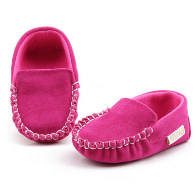 

Lovely Infant Moccasins Princess Baby First Walk Shoes Baby Matte Pu Peas Casual Leather Shoes