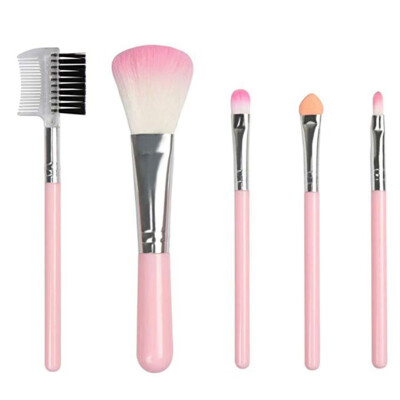 

5pcslot Mini Makeup Brushes Set Soft Synthetic Hair Beauty Eye Primer Powder Blusher Beauty Cosmetics Brush Kit