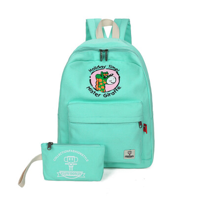 

Tailored Women Teenage Girl Boy Zipper Backpack School Bags Fashion Shoulder Bag