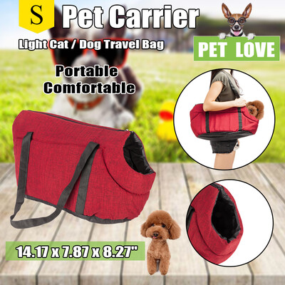 

Light Ventilation Pet Carrier Cat Dog Puppy Outdoor Travel Tote Handbag Bag Red