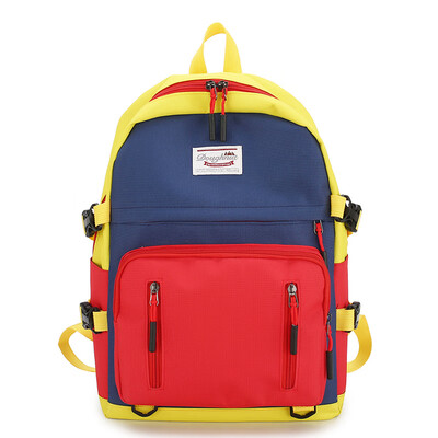 

Harajuku street pats hong kong wind backpack brush street backpack ancient feeling girl schoolbag female campus tide ins Korean fa