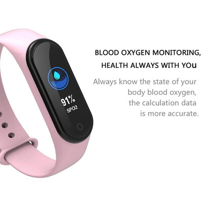 

M4 Smart Band Heart Rate Blood Pressure Monitor Fitness Tracker Bracelet