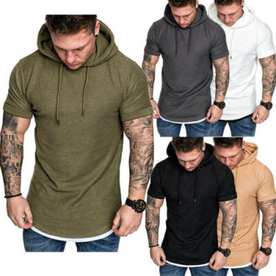 

New Mens Summer Slim Short Sleeve T-Shirt Casual Shirt Tops Clothes Muscle Tees