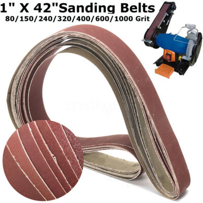 

1X 42 80-1000 Cutter Makers Fine Grit Sanding Belts 7 Pack Assortment Hot