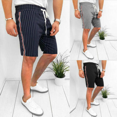 

Fashion Mens Shorts Pants Casual Summer Half Pant Stretch Slim Fit Short UK