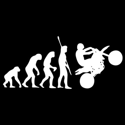 

Evolutionary Characters Creative Characters Funny Car Decal Stickers Removable