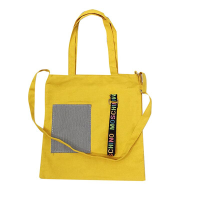 

Women Large Capacity Totes Patchwork Canvas Handbags Basic Female Causal Crossbody Bag Reusble Shopping Bags Shoulder Bags