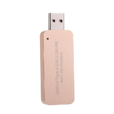 

USB 30 to M2 SSD Enclosure Storage Case for NGFF B Key Hard Disk BM Key M2 SATA SSD External Box Adapter