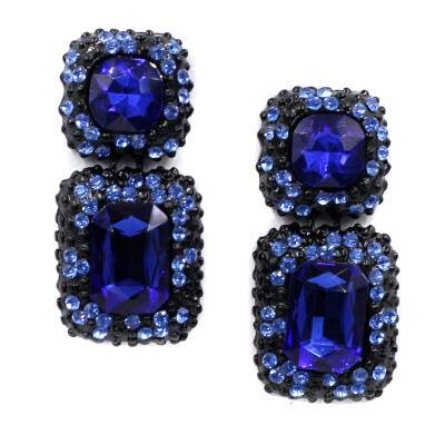 

AOTEMAN New Hot sale 2019 stud earrings crystal fashion earring vintage statement Earrings jewelry wholesale