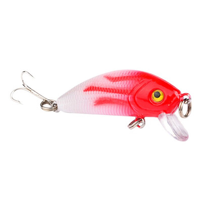 

1PCSlot 5cm 36g Fishing Crank Lure Minnow Hard Bait with 2 Fishing Hooks Fishing Tackle Lure 3D Eyes high quantity shock