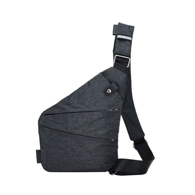 

Tailored Mens shoulder bag waterproof nylon chest bag Messenger bag