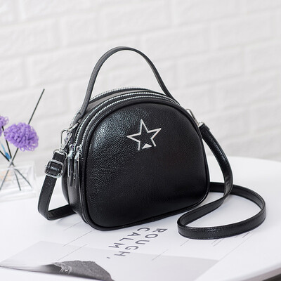 

Autumn woman 2018 new handbag woman bag single shoulder bag lady tide bag small round bag oblique satchel bag