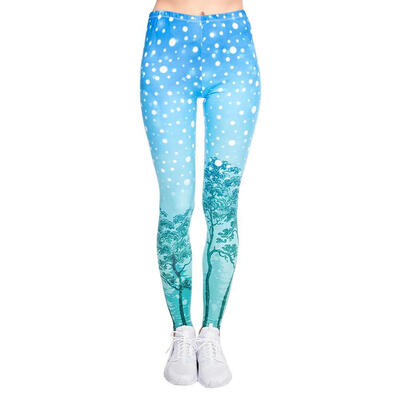 

Yoga Pants Women Tights 3D Digital Print Fitness Leggings Sports Trousers